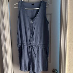 Stylish Blue Jumpsuit